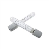 डिस्पोजेबल ग्रे कैप ग्लूकोज Vacutainer रक्त संग्रह