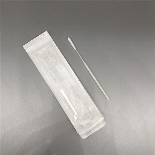 3.5 इंच Nasopharyngeal बाँझ संग्रह लघु Flocked स्वाब
